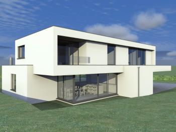 Construction d'une maison unifamiliale en CLT à BIEGES.