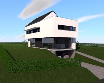 Construction d'une maison unifamiliale en CLT à GESVES.
