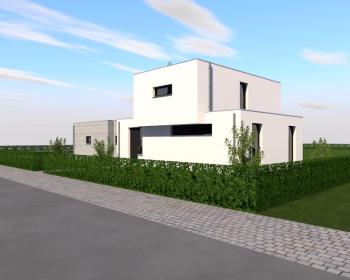 Construction d'une maison unifamiliale en CLT à VILLERS-LE-BOUILLET.