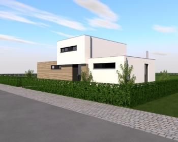 Construction d'une maison unifamiliale en CLT à VILLERS-LE-BOUILLET.