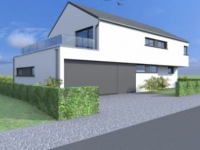 Construction d'une maison unifamiliale en CLT à MESSANCY. Construction d'une maison unifamiliale en CLT à MESSANCY.